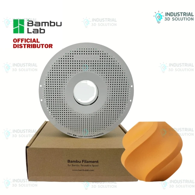 Bambu Lab PLA Wood Ochre Yellow 3D Printing Filament 1.75mm (13403)