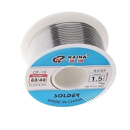 KTS-KAINA 60/40 Solder Wire –0.8mm 100g Rosin Core with 2% Flux – Low Melting Point Tin Lead Wire for Electrical Soldering & Repair