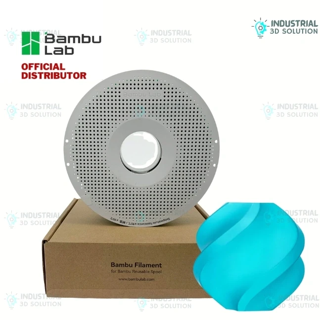 Bambu Lab PLA Translucent Teal 3D Printing Filament 1.75mm (13612)