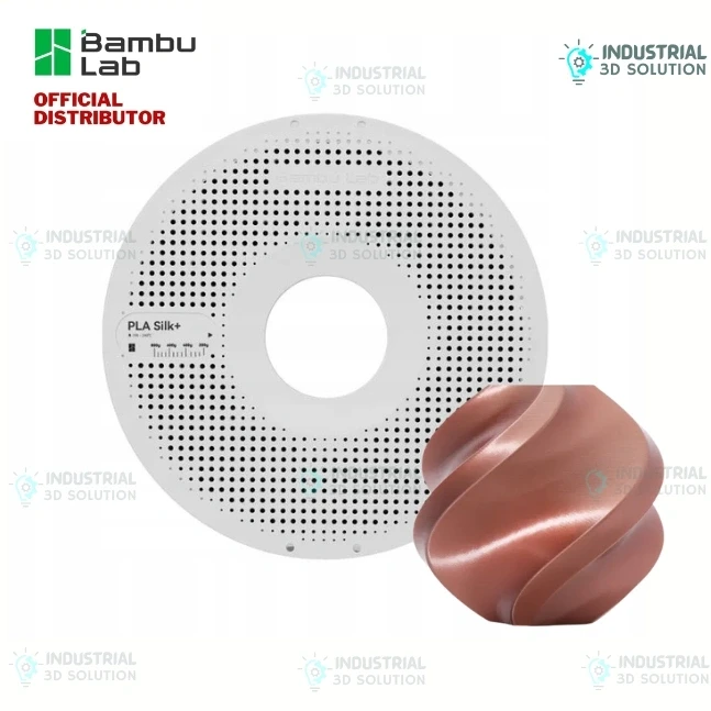 Bambu PLA Silk+ Rose Gold 3D Printing Filament 1.75mm