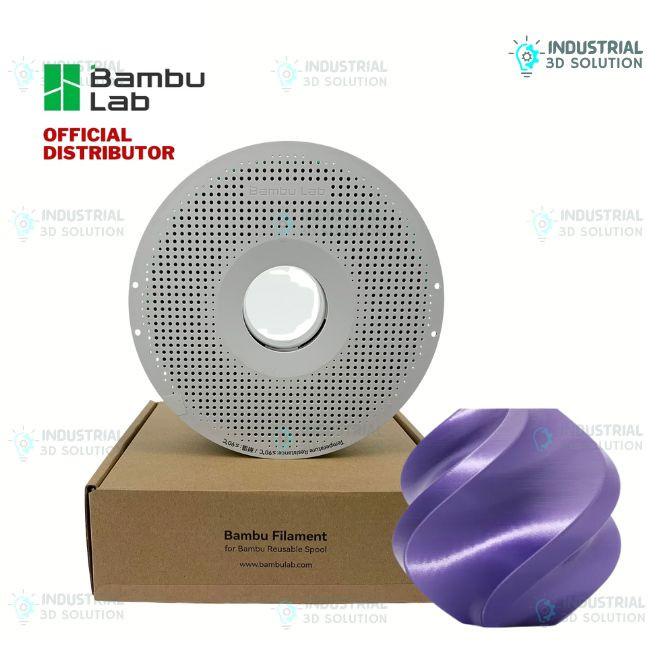 Bambu Lab PLA Silk+ Purple 3D Printing Filament 1.75mm (13702)