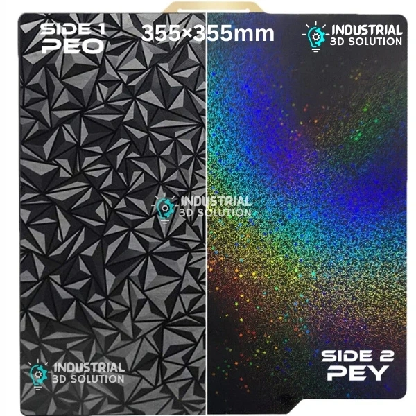 BeeLayers 355mm Double Sided Smooth PEO and Smooth PEY Build Plate for H2D, H2C, and P2S 3D Printers