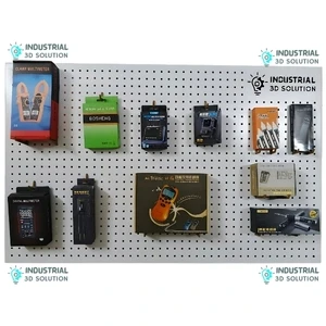 Customizable Metal Pegboard Wall Organizer Kit – Heavy Duty Peg Boards for Garage, Workshop, Craft Room, Office & Kitchen Tool Storage – Any Color, Any Design, Any Size