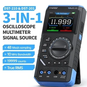 FNIRSI DST-201 TriScope – 3-in-1 Handheld Digital Multimeter, Oscilloscope & Signal Waveform Generator