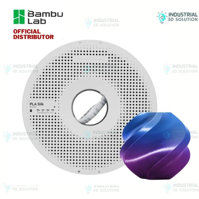 Bambu Lab PLA Silk Multi-Color Aurora Purple 3D Printing Filament 1.75mm (13909)
