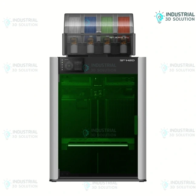 Bambu Lab H2D Laser Full Combo 10W Dual-Nozzle Multi-Material FDM 3D Printer with Laser Module