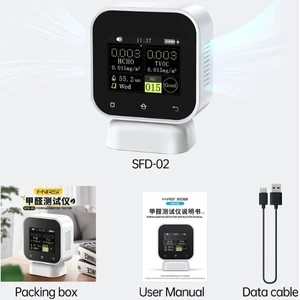 FNIRSI SFD-02 – Smart 4-in-1 Indoor Air Quality Monitor with HCHO, TVOC & Touchscreen Display