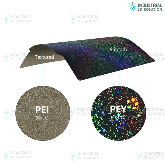 BeeLayers 257×257mm Smooth PEO / Smooth PEY Dual-Sided Decorative Build Plate for Bambu Lab X1 / P1 Series