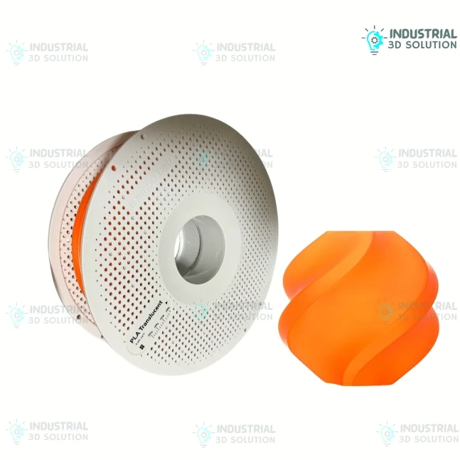 Bambu Lab PLA Translucent Orange 3D Printing Filament 1.75mm (13301)