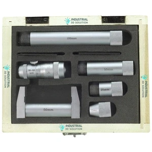 INSIZE 3222-600 Tubular Inside Micrometer 50–600mm | Internal Diameter Measuring Tool for Deep Bore & Industrial Inspection
