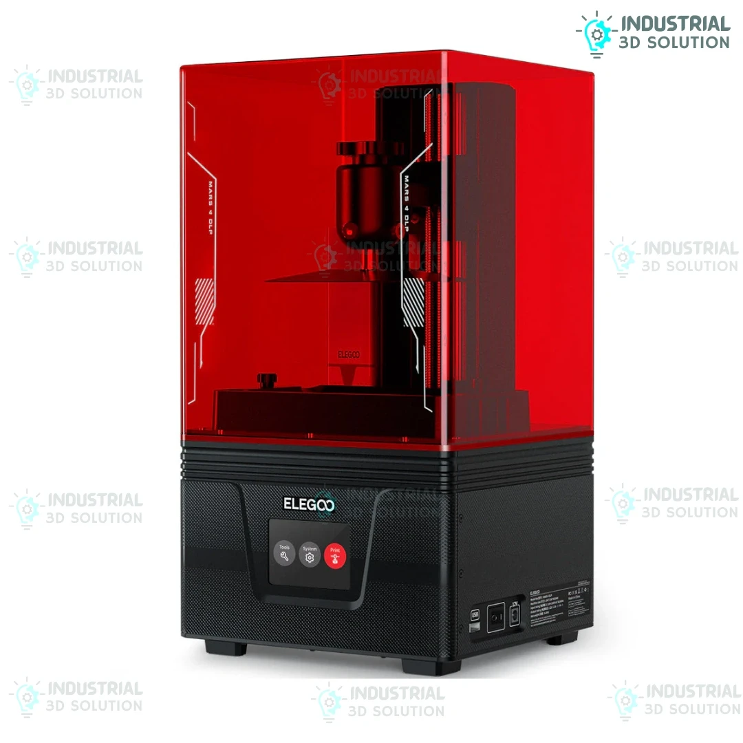 ELEGOO Mars 4 DLP Resin 3D Printer, High Precision DLP 3D Printing Machine, 0.05mm XY Resolution, 132.8×74.7×150mm Build Volume, LG LED Projector, Voxeldance Tango Slicer, Ultra Quiet Professional UV 