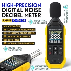 FNIRSI FDM01 Digital Noise Decibel Meter – High-Precision Sound Level Meter for Environmental, Industrial, and Audio Testing