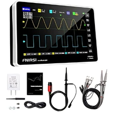 FNIRSI-1013D Dual Channel Digital Tablet Oscilloscope – 100MHz Bandwidth, 1GSa/s Sampling Rate, Portable Touchscreen Signal Analyzer