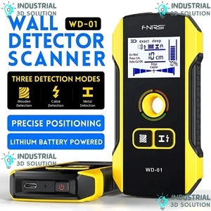 FNIRSI WD-01 Wall Detector Scanner – Multi-Function Stud Finder & Live Wire Detector for Wood, Metal, and AC Cable Detection in Walls, Ceilings & Floors