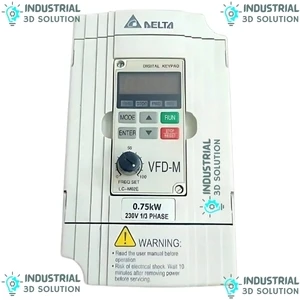 Delta VFD007M21A VFD-M Series 1HP 0.75kW 230V Single-Phase to Three-Phase AC Drive Inverter – High-Performance Variable Frequency Drive for Motor Speed Control
