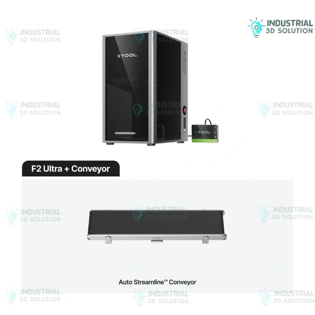 xTool F2 Ultra 60W MOPA & 40W Diode Dual Laser Engraver Dual Laser F2 Ultra + Conveyor Industrial Laser System