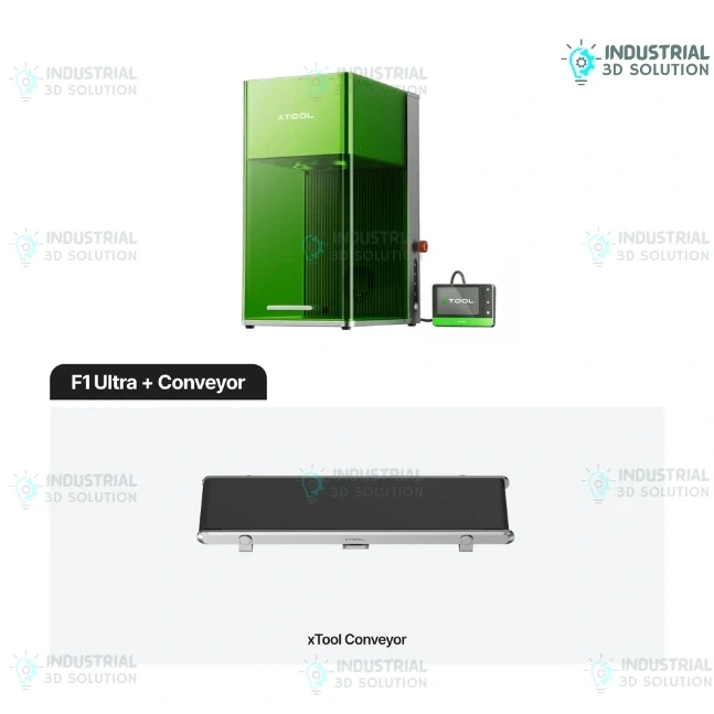 xTool F1 Ultra 20W Fiber & Diode Dual Laser Engraver F1 Ultra + Conveyor Industrial Laser System
