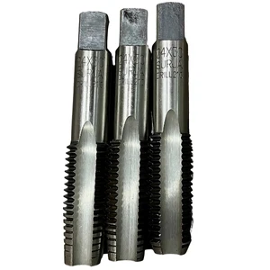 Carbon Steel Hand Tap Set – Multi-Size Thread Cutting Taps (3/8, 4x0.7, 12x1.75, 25x1.5, 8x1.25, 6x1, 1/4 & More) for Precision Metalworking