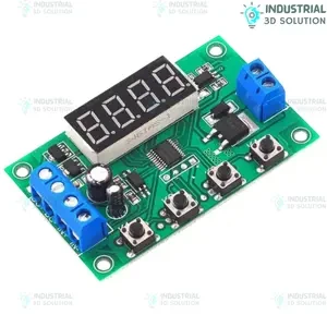 Single-Channel Trigger Timing Cycle Delay Relay Module 7-24V Power MOS Tube Field Effect Switch for Automation Control