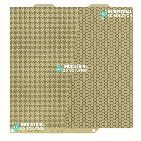 Double Sided Houndstooth and Honeycomb PEI Build Plate for Bambu Lab A1 Mini 184x184mm.