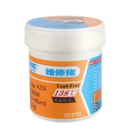 MECHANIC 138C Lead-Free Solder Paste – Precision Low Temp Alloy for Micro Soldering