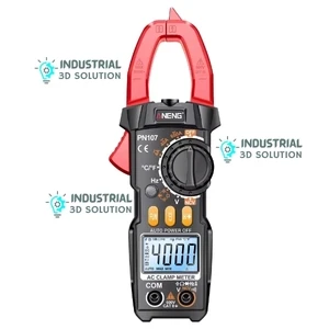 ANENG PN107 Digital Clamp Meter – 600A AC Current Tester with True RMS, Voltage, Resistance, Continuity, NCV, Diode, Temperature & Frequency Measurement for Professional Electrical Testing