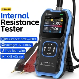 FNIRSI HRM-10/ With Accessories– Precision Battery Voltage & Internal Resistance Tester