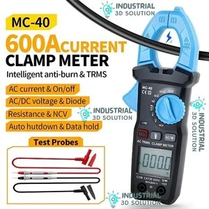 FNIRSI MC-40 Clamp Meter Digital Multimeter – High-Precision AC/DC Current & Voltage Measurement Tool for Electrical Testing