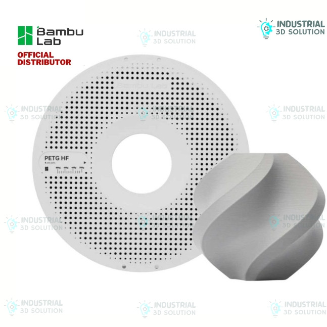 Bambu PETG HF High-Speed 3D Printing Filament 1.75mm Gray (33101)