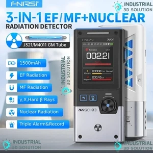 FNIRSI GC-03 Multifunctional Radiation Detector – High-Precision Geiger Counter for Gamma, Beta & X-Ray Radiation Monitoring in Home, Industrial & Environmental Safety Applications