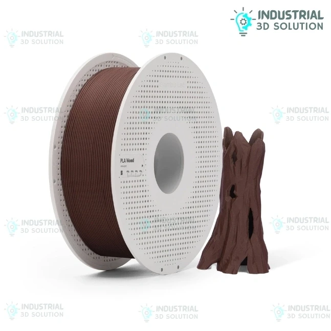 Bambu PLA Wood Rosewood – 1.75mm Wood-Filled 3D Printing Filament (With Reusable Spool)