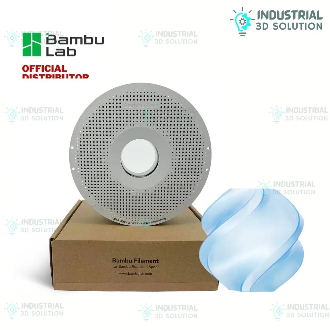 Bambu Lab TPU 90A Flexible 3D Printing Filament – Frozen (51900), 1.75mm