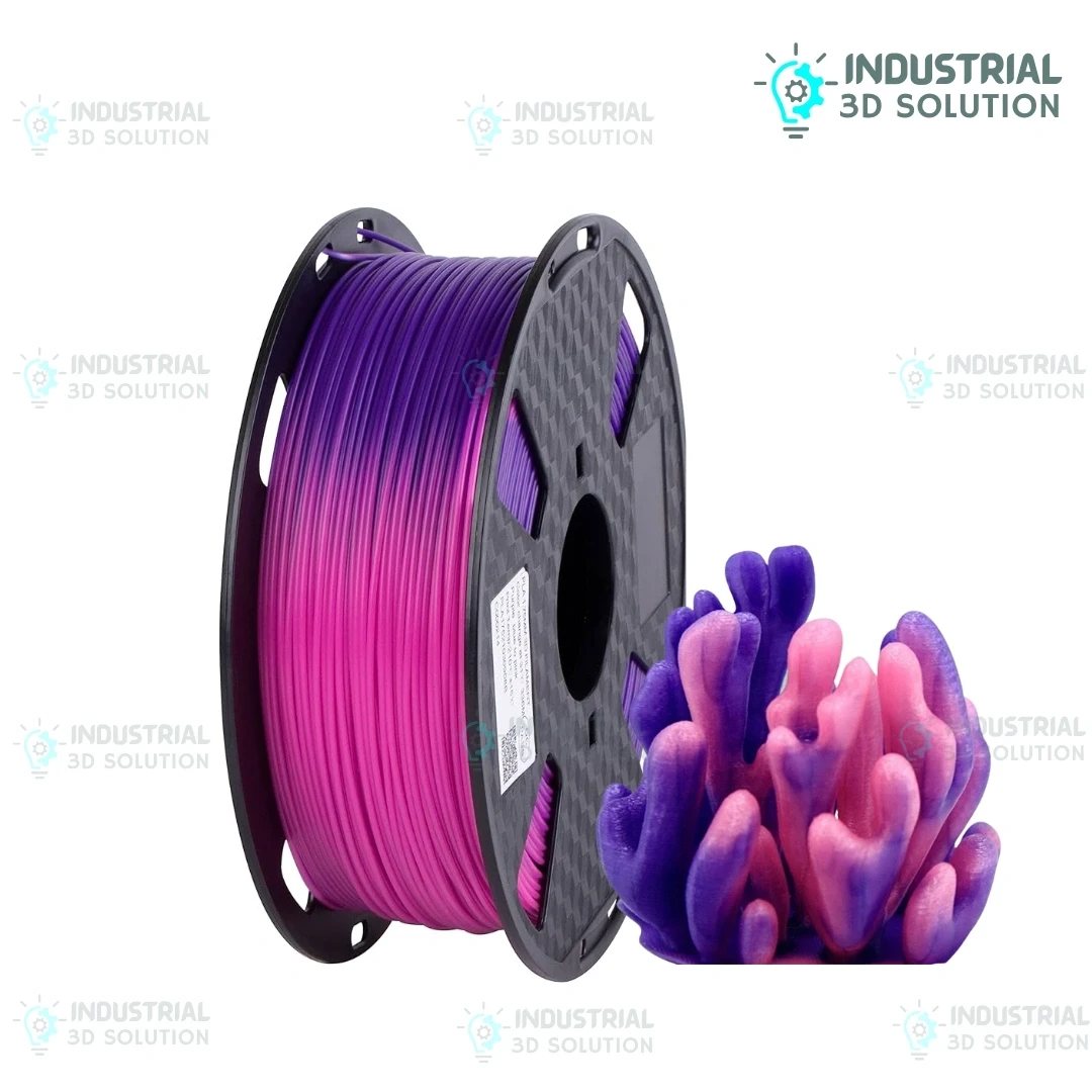 Beelayers Color Changing PLA Filament 1.75mm – Purple to Rose Thermochromic 3D Printer Filament