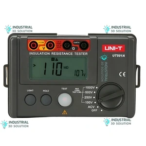 Uni-T UT501A Digital Megger Meter | High-Voltage Insulation Resistance Tester for Industrial, Commercial & Home Electrical Safety Diagnostics