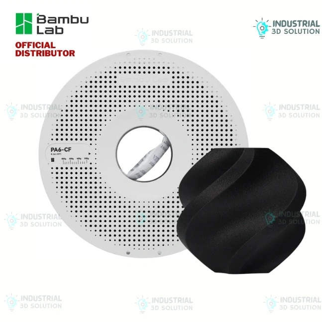 Bambu PA6-CF Carbon Fiber Reinforced 3D Printing Filament 1.75mm Black