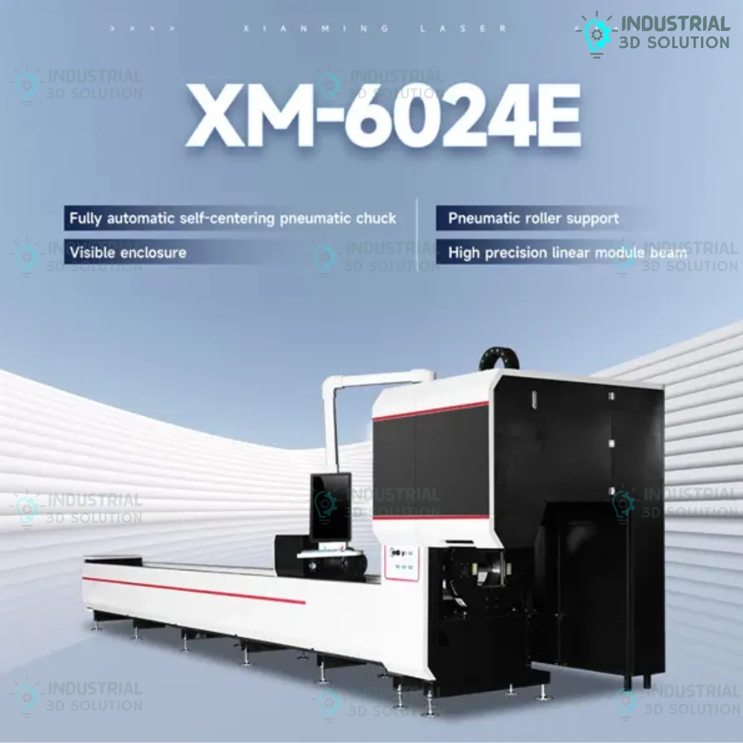 XM-6024T Fiber Laser Tube Cutting Machine CNC Metal Pipe & Profile Cutter 1500W–6000W Power Range 6000mm Length φ10–240mm Capacity