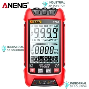 ANENG SZ02 Smart Digital Multimeter – 9999 Counts True RMS AC/DC Voltage Tester with NCV, Capacitance, Resistance, Frequency, Temperature & Diode Measurement for Professional Electrical Testing