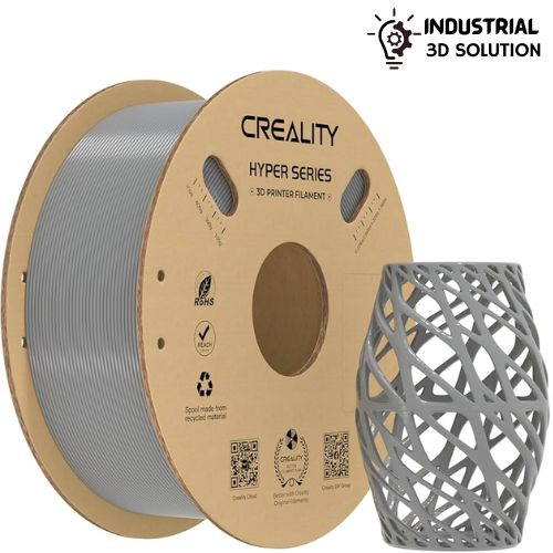 Creality Hyper PETG Gray Filament 1.75mm – High-Performance 3D Printer Filament 1kg Spool –  ±0.02mm Precision