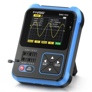 FNIRSI CircuitMate TC3 With P6100 Probe 3-in-1 Handheld Digital Oscilloscope, Signal Generator & Transistor Tester (500kHz, 10MS/s)