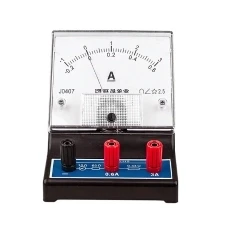J0407 Analog Ammeter 0–3A | Educational Bench Current Meter for Lab & School Use