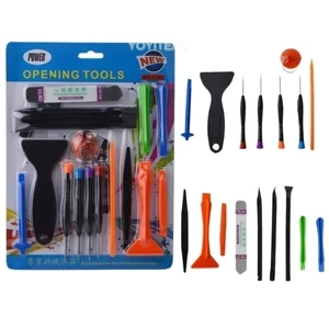 17-in-1 Tech Repair Toolkit – Universal Laptop & Mobile Phone Opening Tool Set with Spudgers, Pry Bars & Precision Screwdrivers