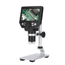 G1200 1200X Digital Microscope with 7-Inch LCD Screen – 12MP Camera, Portable USB Microscope for Soldering, Biological, and PCB Inspection