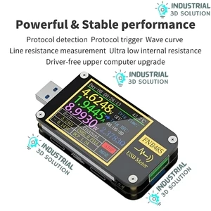 FNIRSI FNB48S USB Tester – High-Precision Fast Charge Power Meter for Voltage, Current & Charging Speed Monitoring