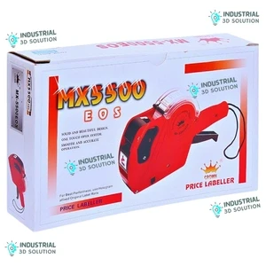 MX5500 EOS 8-Digit Price Labeller | Manual Price Tag Gun with Ink Roller for Retail, Supermarket & Inventory Labeling