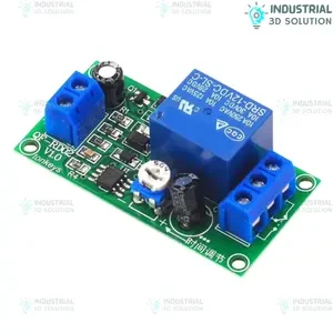 RNSbot Adjustable Delay Relay Module NE555 Timer Control Switch Board 12V DC for Automation, DIY and Industrial Timing Applications