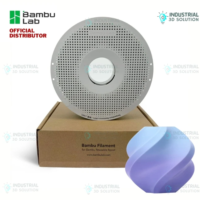 Bambu Lab PLA Basic Gradient Blueberry Bubblegum 3D Printing Filament 1.75mm (10905)