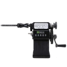 Manual Coil Rewinding Machine 1:8 Range 0-9999 for Tassel Motor Coils Fishing Wire