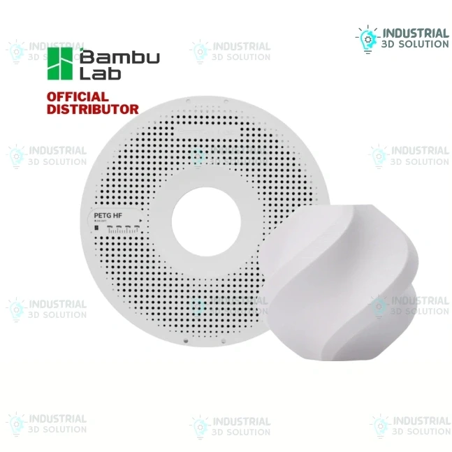 Bambu PETG HF High-Speed 3D Printing Filament 1.75mm White (33100)