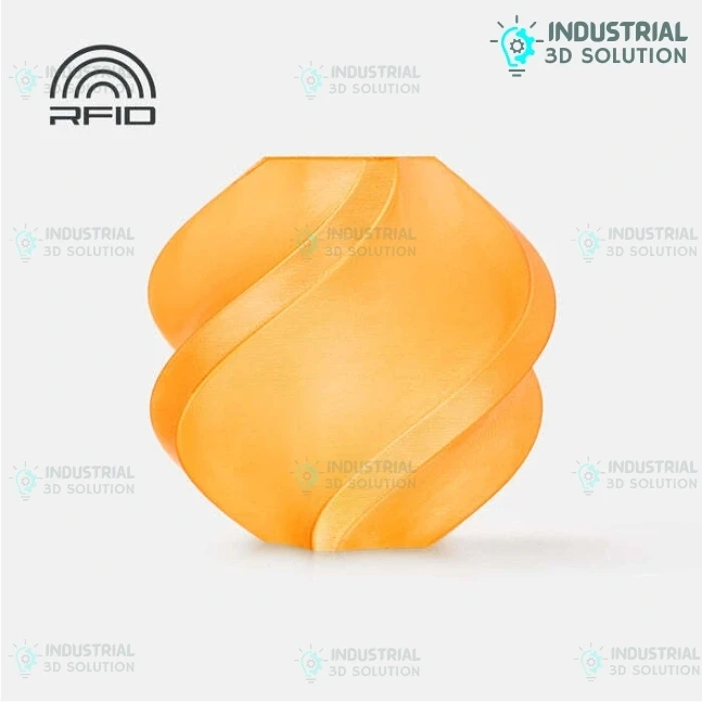 Bambu Lab PETG Translucent Orange 3D Printer Filament 1.75mm – High Strength, Clear Finish PETG