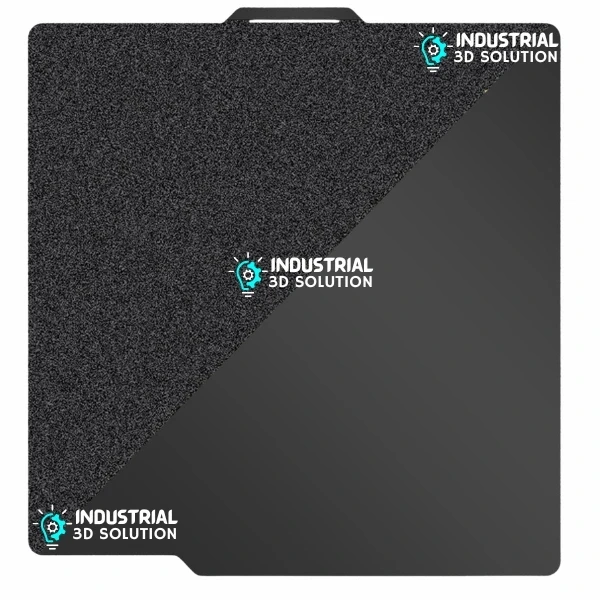 BeeLayers 257x257mm Double Sided Black Smooth and Textured PEI Build Plate for Bambu Lab X1C, P1P, P1S, A1, X1E, X2D, and P2S.